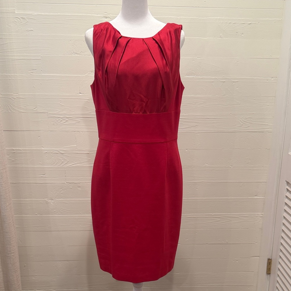 Trina Turk Vibrant Red Midi Dress